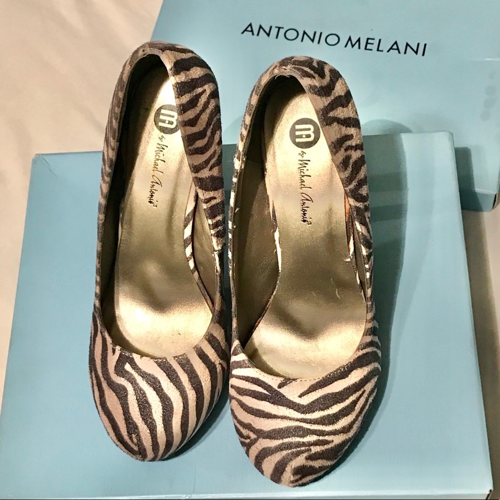 Zebra Print High Heels